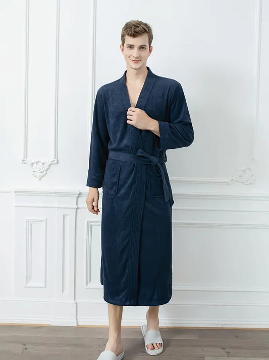 Peignoir en éponge homme hotsell