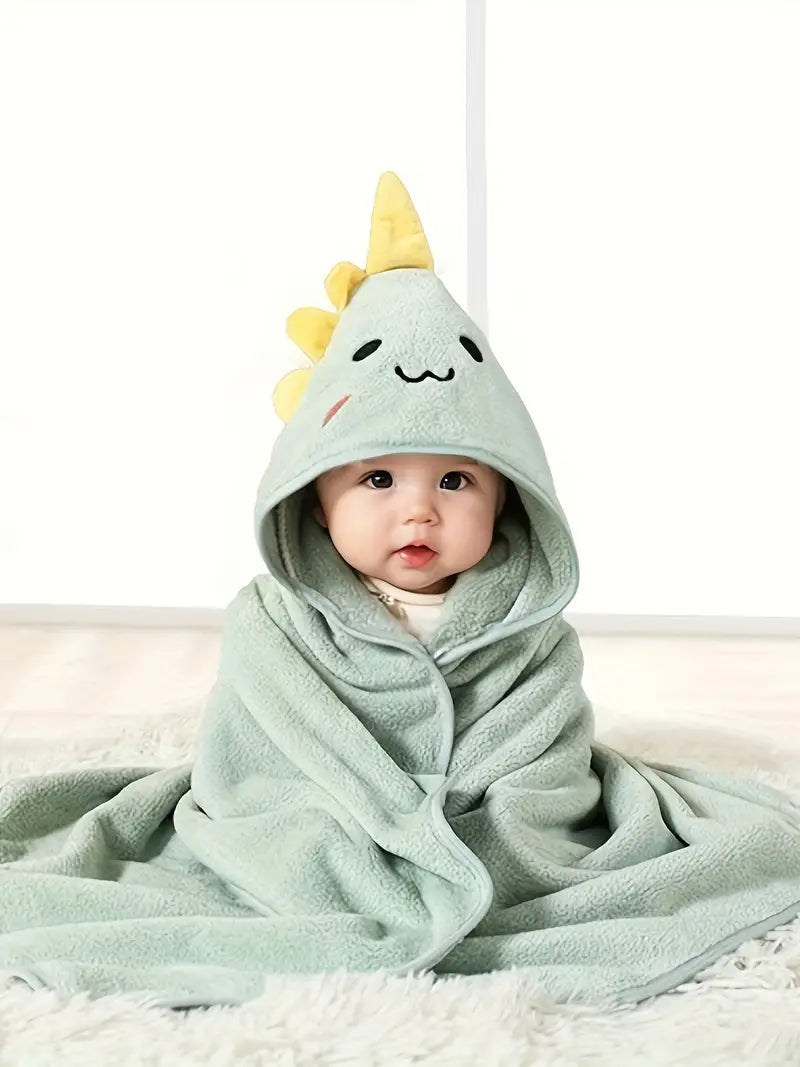 Cape de Bain Bébé Avec Motif Dinosaure