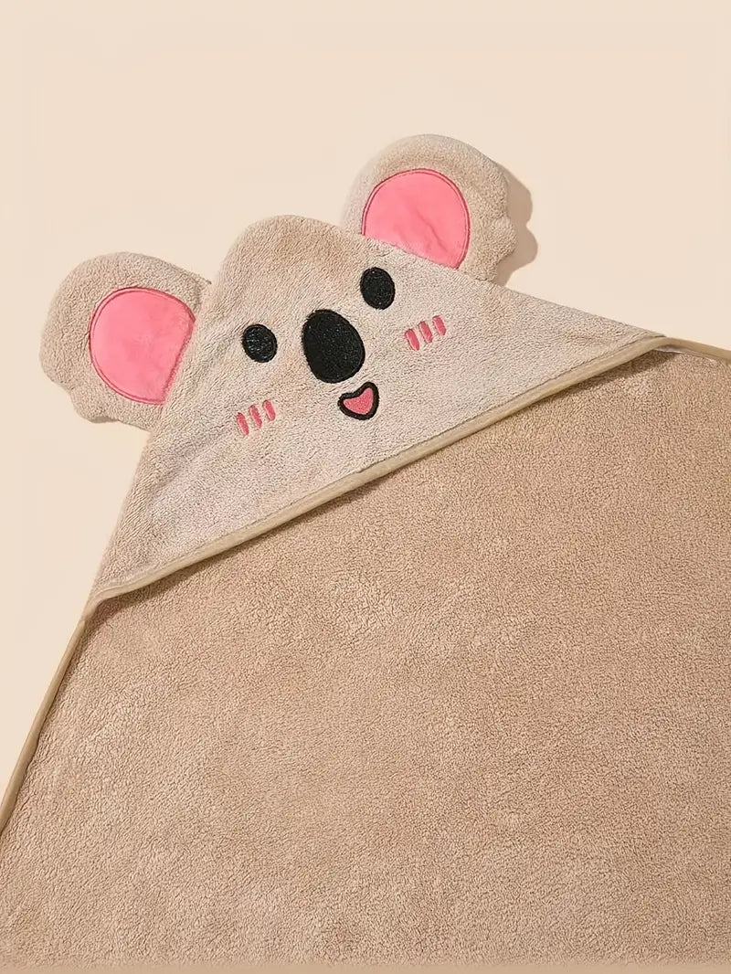 Cape de Bain Bébé Avec Motif Koala