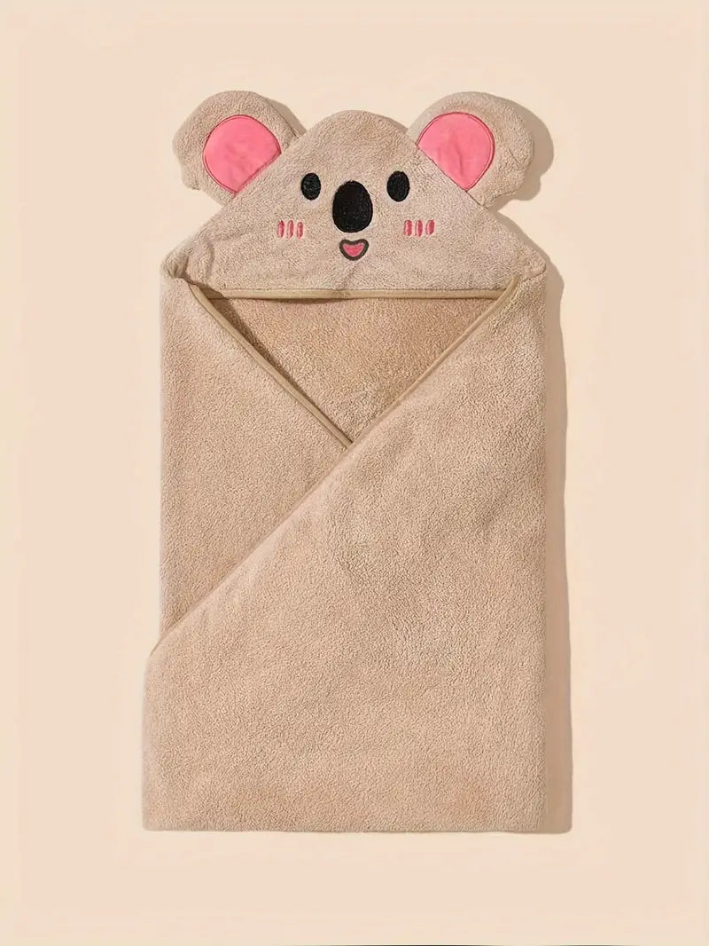 Cape de Bain Bébé Avec Motif Koala