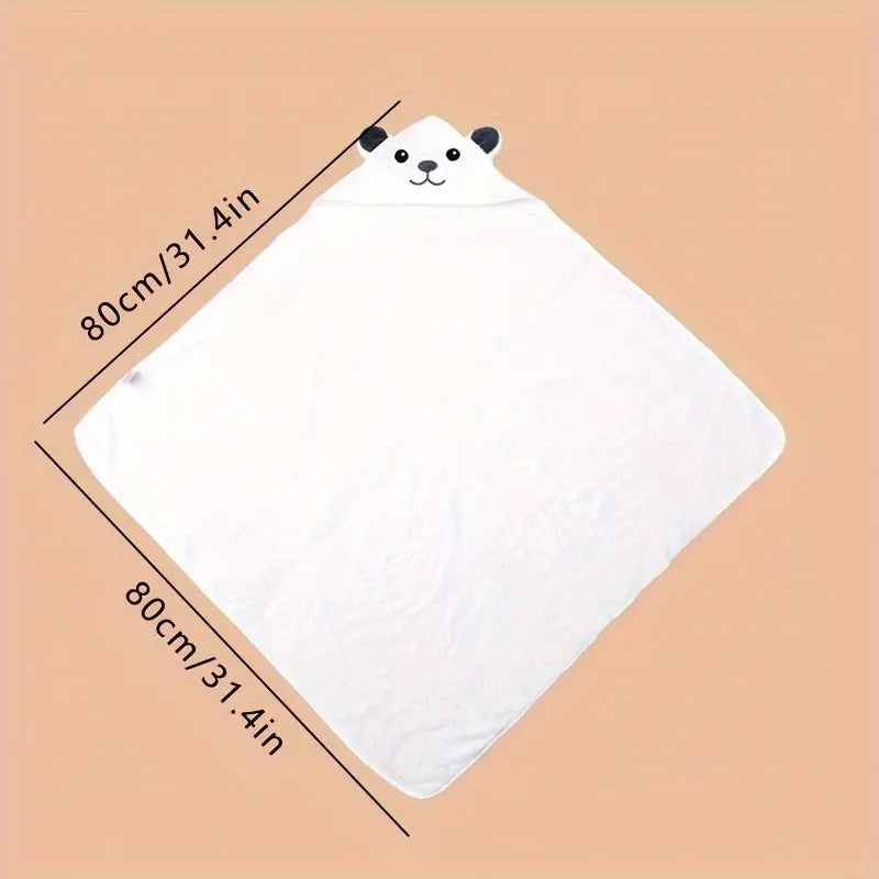 Cape de Bain Bébé Avec Motif Panda