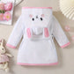 Cape de Bain Enfant á Motif Lapin