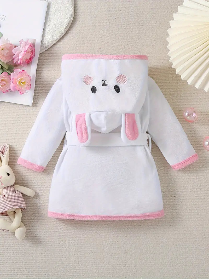 Cape de Bain Enfant á Motif Lapin