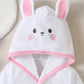 Cape de Bain Enfant á Motif Lapin