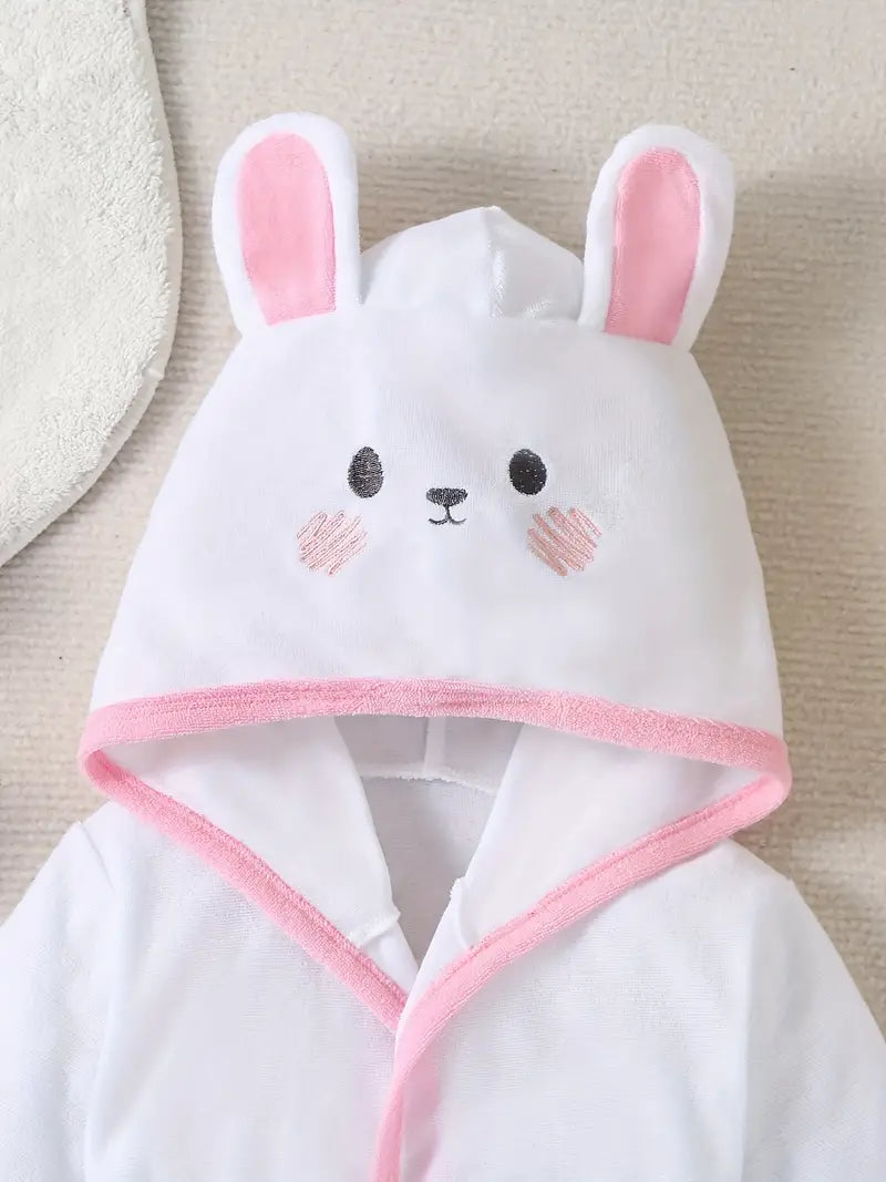 Cape de Bain Enfant á Motif Lapin