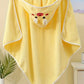 Cape de Bain Serviette Éponge pour Bébé vert