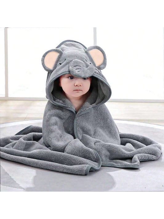 Cape de Bain Serviette pour Bébé Motif Éléphant