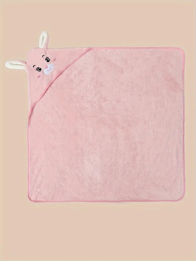 Cape de Bain Serviette pour Bébé rose
