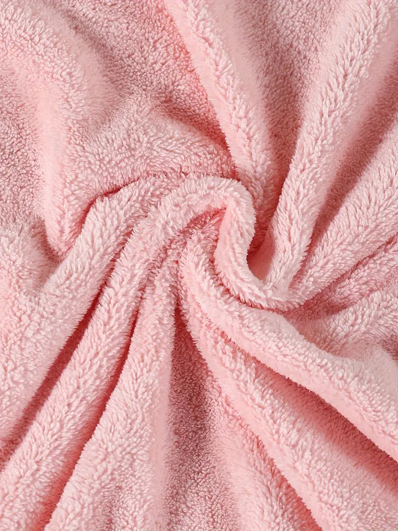 Cape de Bain Serviette pour Bébé rose