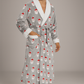 Peignoir Polaire Chaud de Noël