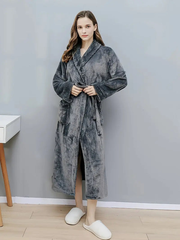 Peignoir De Nuit Polaire — coloris gris