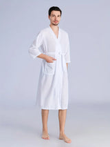 Peignoir de Bain Simple Homme — coloris blanc